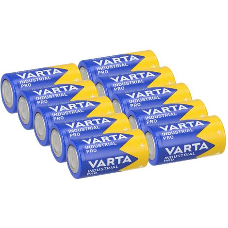 10x Varta 4014 Industrial Baby C Batterie lose
