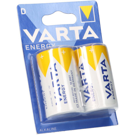 10x Varta Energy D 2er Mono Alkaline 1,5V Batterien  Industrial Universal Strom
