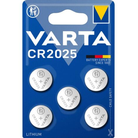 10x VARTA Knopfzellen CR2025 5er Batterien Lithium 3V Uhren Industrial Universal