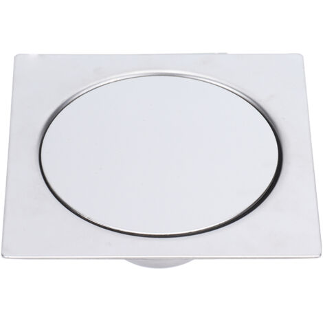 10x10cm Edelstahl-Ablaufabdeckung für Badezimmer, geruchsdicht und rückflusssicher