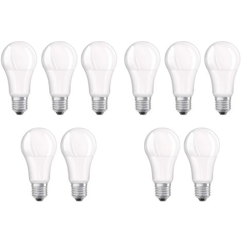 10xBellalux LED-Lampe E27 CLA 13W Cool Daylight 6500K