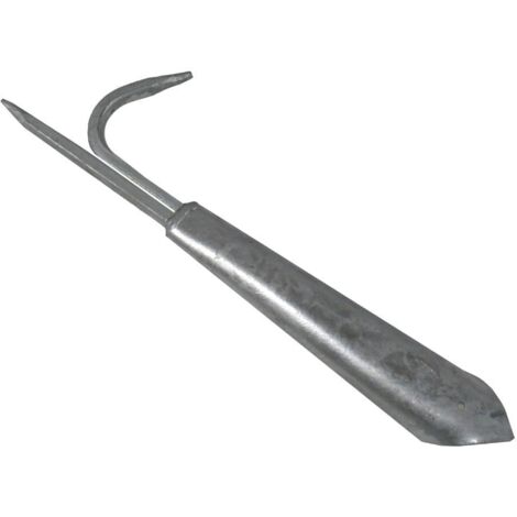 11" (280MM) Single Boat Hook Galvanised -  Secure Pole