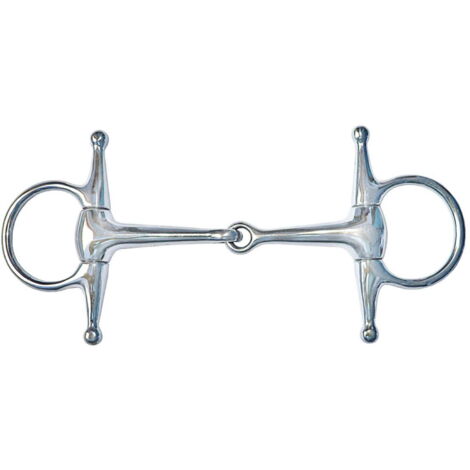 11 cm: Morso asta snodata da pony in acciaio inox piena 11 mm