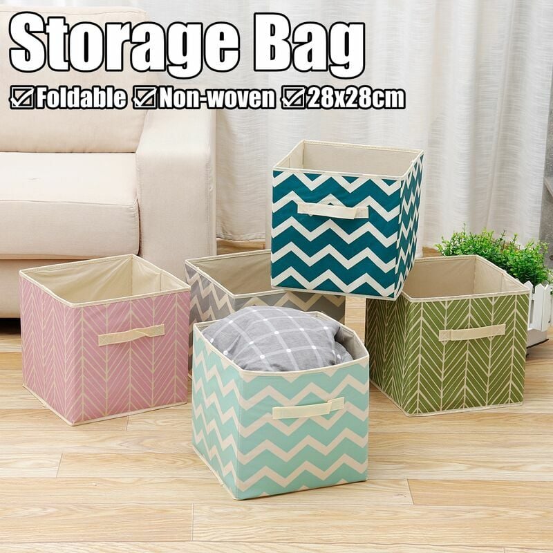 11“ faltbare Aufbewahrungsbox aus Vliesstoff für Kleidung, Bücher, Wohnungen, Büros (Lake Blue, 1xSquare Box (28x28cm)) | 06286528153341 11“ faltbare Aufbewahrungsbox aus Vliesstoff für Kleidung, Bücher, Wohnungen, Büros (Lake Blue, 1xSquare Box (28x28cm)) | 06286528153341