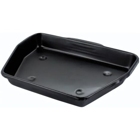 11″ Fireplace Ash Pan Durable Galvanized Steel Ash Tray Fireside Companion Tool For easy Fireplace Clean Up