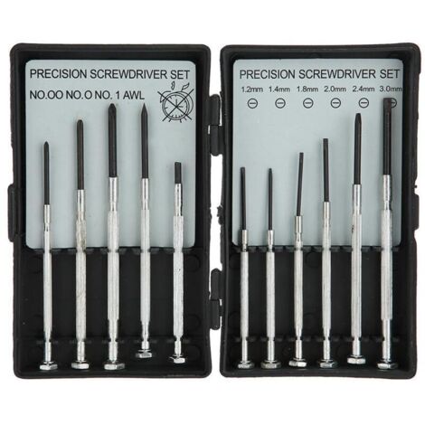 11-in-1 Präzisionsschraubendreher-Set, Mini-Schraubendreher-Set, zur Reparatur von Brillen und elektronischen Geräten, Mini-Schraubendreher für Uhren