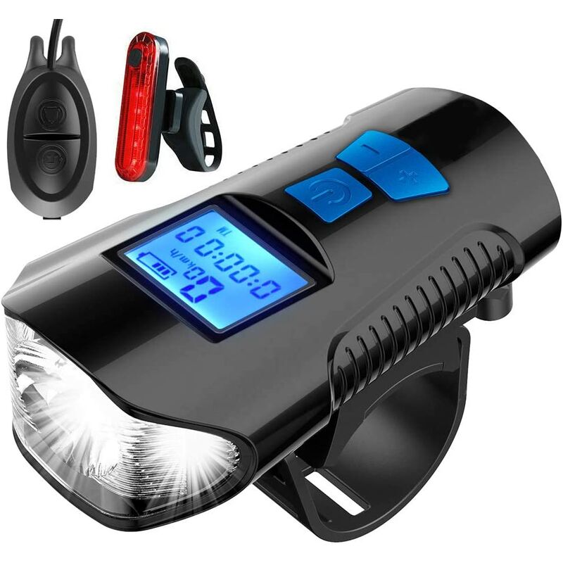 11 luci a led per bicicletta usb anteriore e