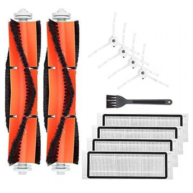 Longziming - 11 Pcs Accessoires de rechange pour robot aspirateur xiaomi mi, Accessoire pour aspirateur,Robot Roborock S5MAX S6 S50, pièces de