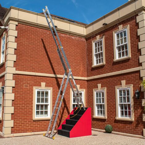 11-Rung 3 Section Stair Combination Ladder