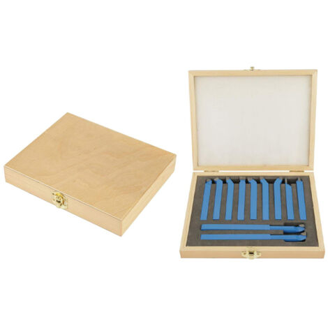 11 Stück 10x10mm gelötete Hartmetall-Drehwerkzeuge zum Fräsen und Drehen