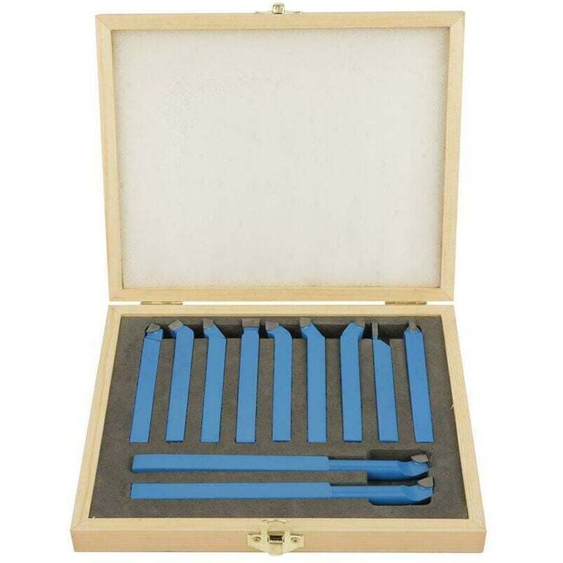 Image of 11-teiliges Drehwerkzeug-Set mit Hartmetallspitze, Bit-Set für Metallschneidwerkzeuge