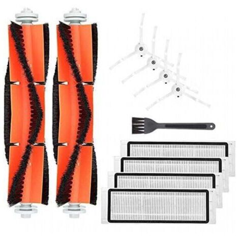 11-teiliges Ersatzzubehör für XIAOMI MI Roboterstaubsauger, Staubsaugerzubehör, Roboter Roborock S5MAX S6 S50, Ersatzteile, Bürsten und Filter für Staubsauger