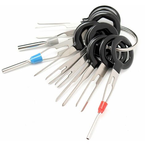 11 Uds. Kit de herramientas de extracción de terminales conector de cableado Extractor de liberación de pines