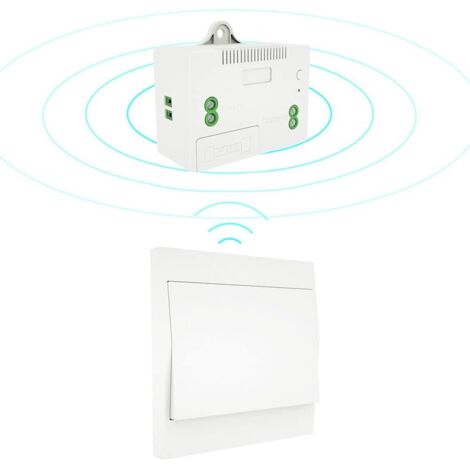 110-220V Interrupteur d'éclairage sans Fil et kit de récepteur Interrupteur Auto-alimenté Luminaire d'éclairage à télécommande