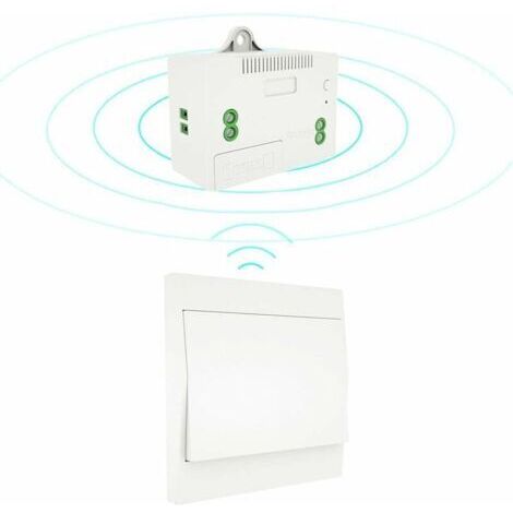 110-220V Interrupteur d'éclairage sans Fil et kit de récepteur Interrupteur Auto-alimenté Luminaire d'éclairage à télécommande