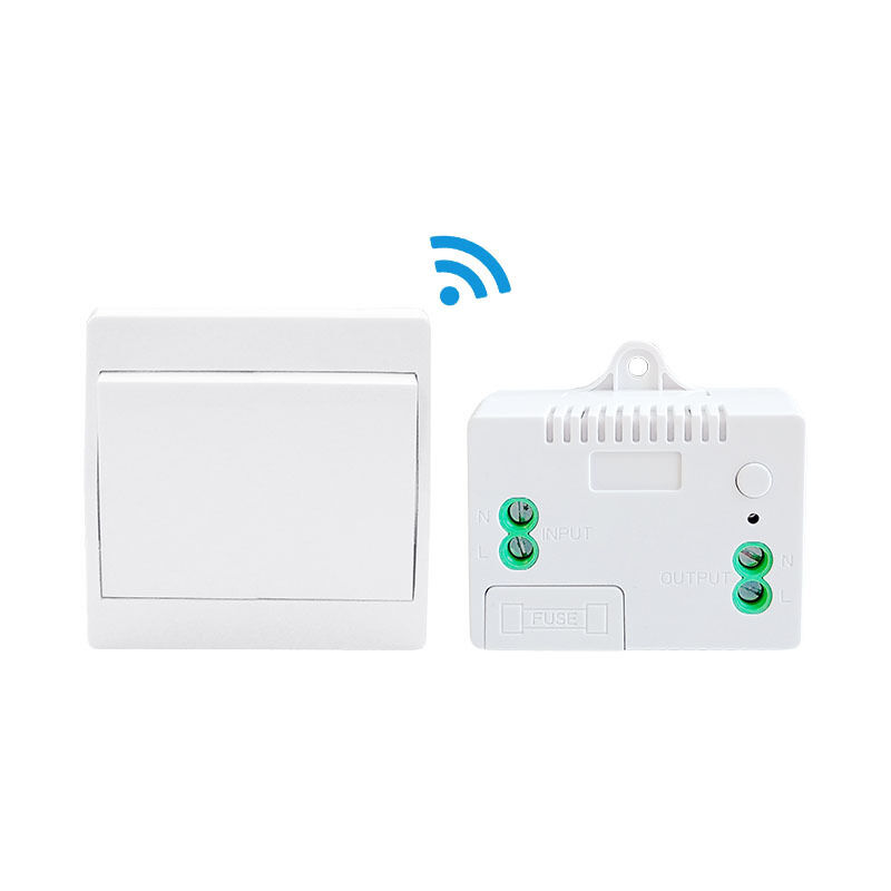 Shmshng - 110-220V Interrupteur d'éclairage sans fil et kit de récepteur Interrupteur auto-alimenté Télécommande Luminaire- 1 interrupteur et 1