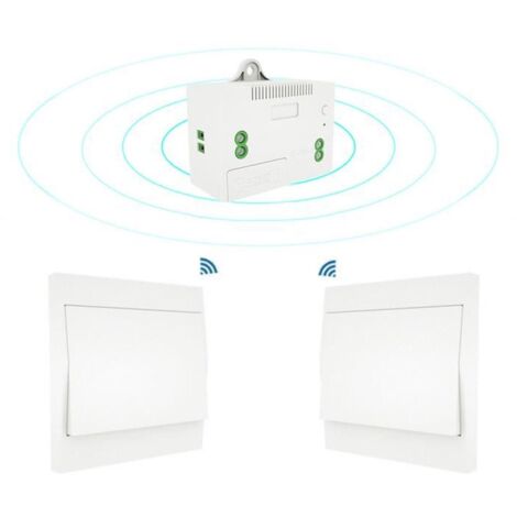 110-230V Interrupteur d\'éclairage sans fil et kit de récepteur Interrupteur auto-alimenté Luminaire d\'éclairage à télécommande-3
