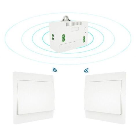 110-230V Interrupteur d\'éclairage sans fil et kit de récepteur Interrupteur auto-alimenté Luminaire d\'éclairage à télécommande-3