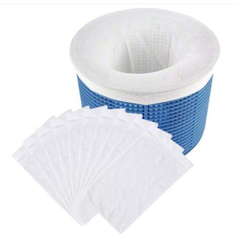 Autre accessoire pour piscine30 Chaussettes de Skimmer Haute Qualité, pré Filtre jetable Universel pour Panier de Piscine et Spa