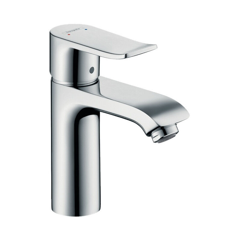 

Hansgrohe - Mezclador monomando de lavabo 110 con extractor y desagüe cromado 5L/min - Metris