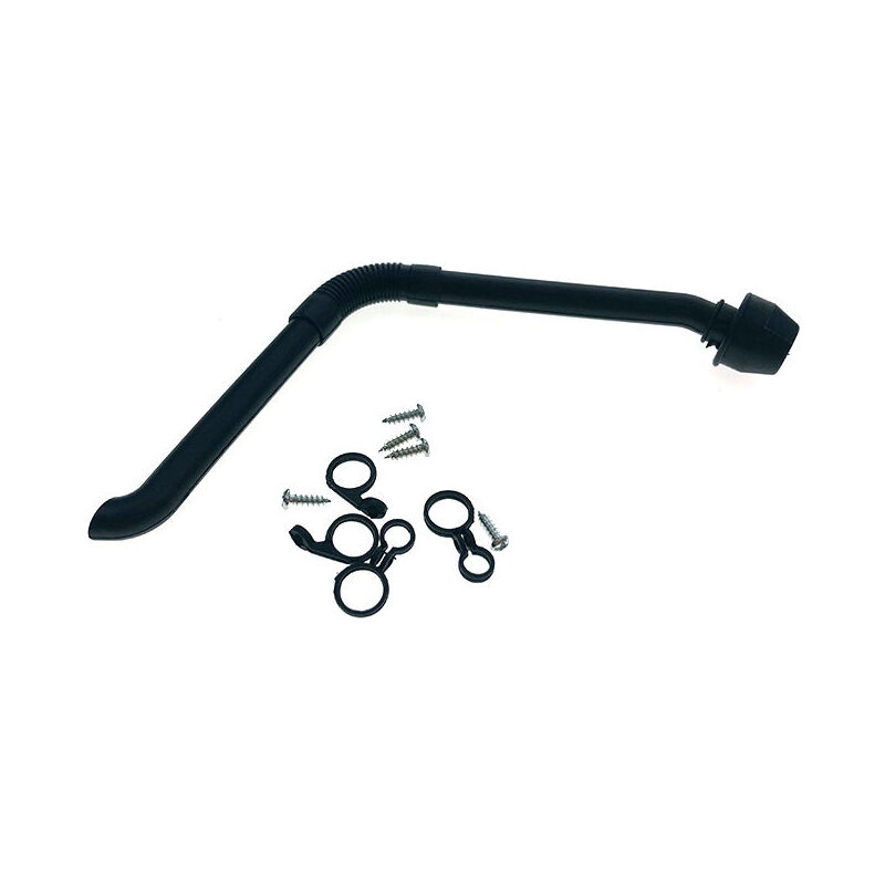 Image of Tlily - 1/10 rc Crawler Schwarzer Nylonsafari Schnorchel für TRX4 D110 D90 Karosserie