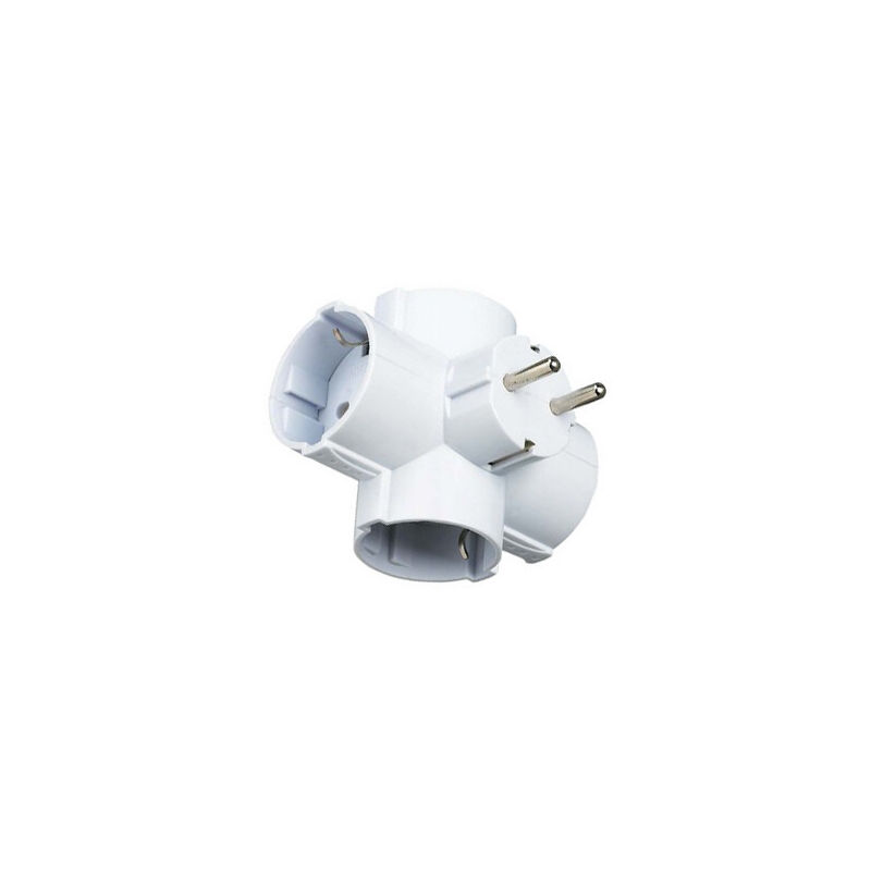 

Adaptador 4 tomas TTL blanco (F-Bright 1101075/B)