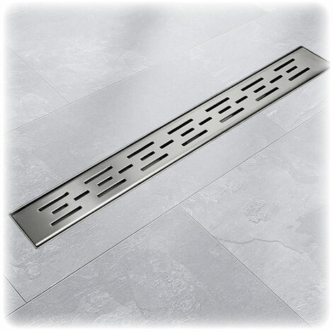 110cm Edelstahl Duschrinnen Ablaufrinnen Bodenablauf Duschrinne Duschablauf Matrix