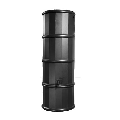 WATER BUTTS DIRECT 110L Slimline Polybutt Water Butt - Black