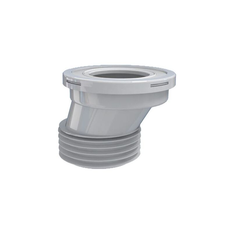 Aniplast - 110mm 4' Toilet WC Offset Waste Pan Connector Rubber Connector for Toilet Pans