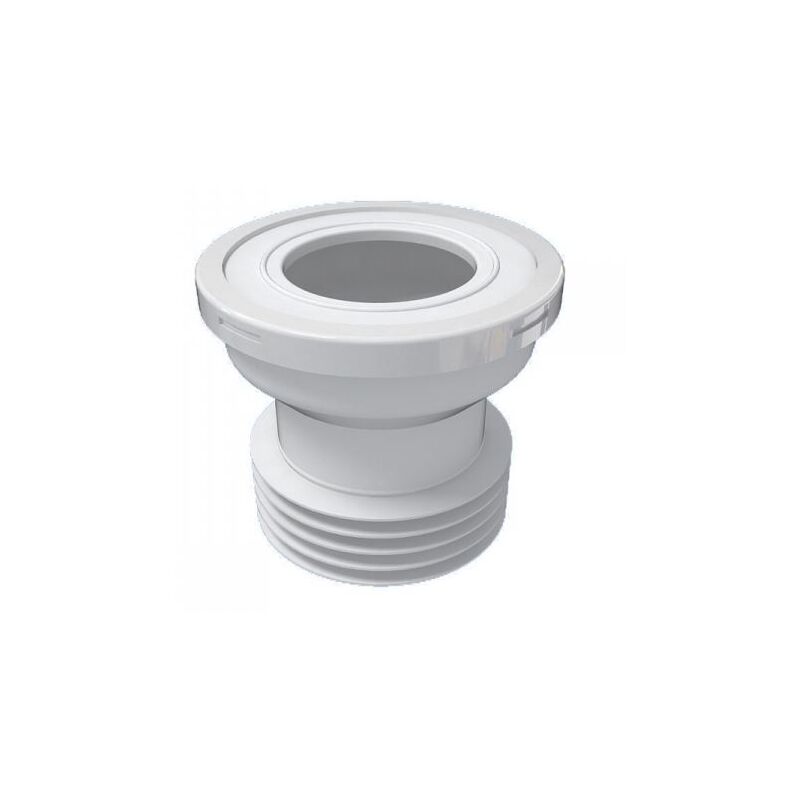 Aniplast - 110mm 4' Toilet WC Straight Waste Pan Connector Rubber Connector for Toilet Pans