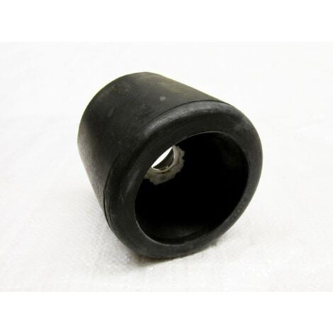 110MM Rubber Roller - 21MM Bore Adjusting Boat Trailer Smooth Steel Insert