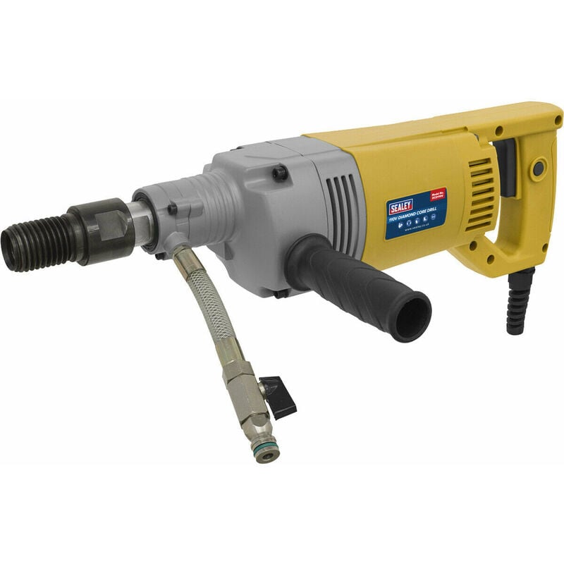 110V Diamond Core Drill - Variable Speed - Overload Protection - Lightweight