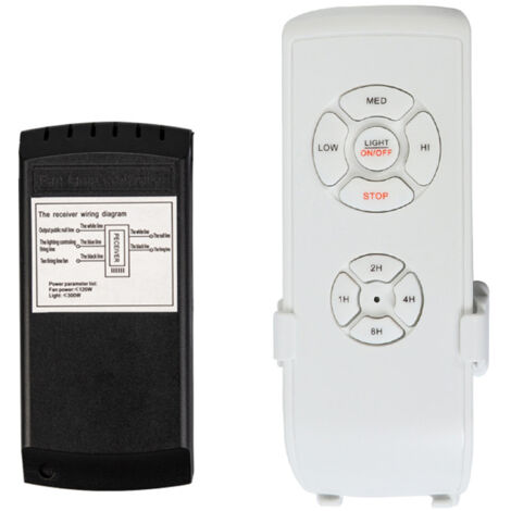 110V Universal-Deckenventilator-Lampen-Fernbedienungsset 3-in-1 Deckenventilator-Lichtgeschwindigkeit-Timer-Funkfernbedienung Hohe Leistung