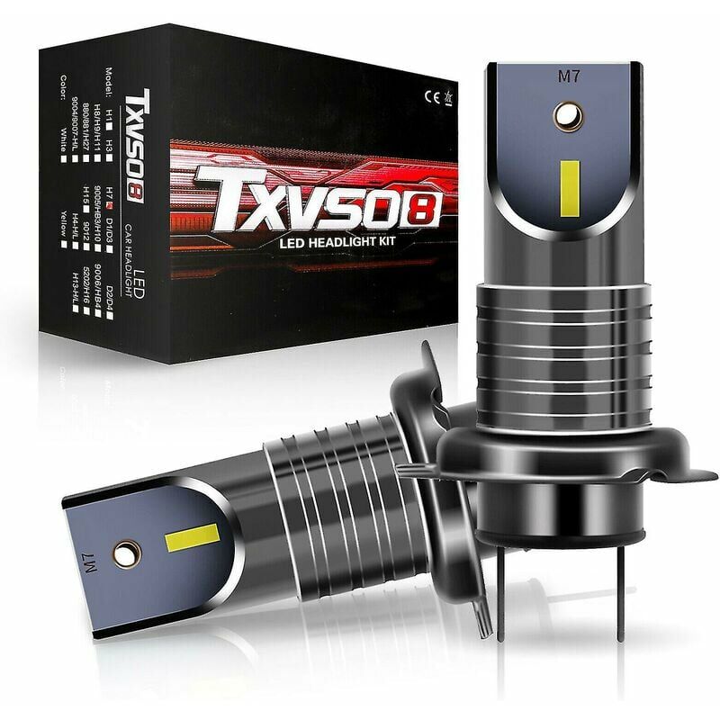 110w 30000lm H7 Led Car Phare Conversion Globes Canbus Ampoules Faisceau 6000k Kit (wanan) - Lkbd