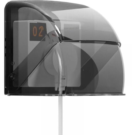110x95x105mm Cache Prise Electrique Noir Transparent Cache Interrupteur Mural Imperméable Housse Étanche pour Sonnette pour Interrupteurs Prises Machines Empreintes Digitales