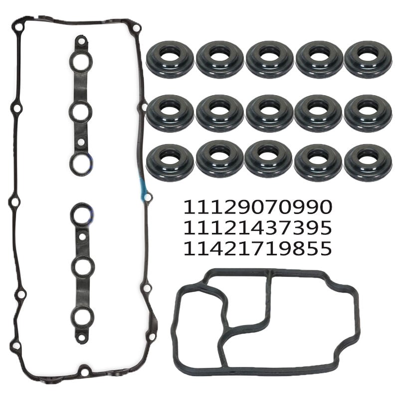 11129070990,11121437395,11421719855 Ventildeckel Dichtung Zylinderkopf Dichtung Öl Filter Dichtung Für bmw E36 E46 E39 E38 E36 | 04537371610980