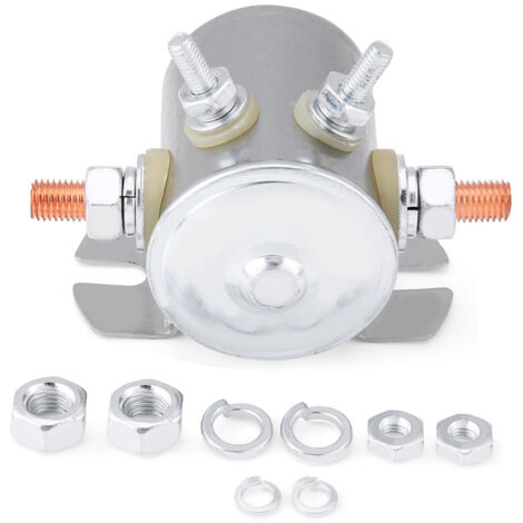 1114208, relè a solenoide in rame di qualità OEM 67-702 in alluminio argentato per Club Car