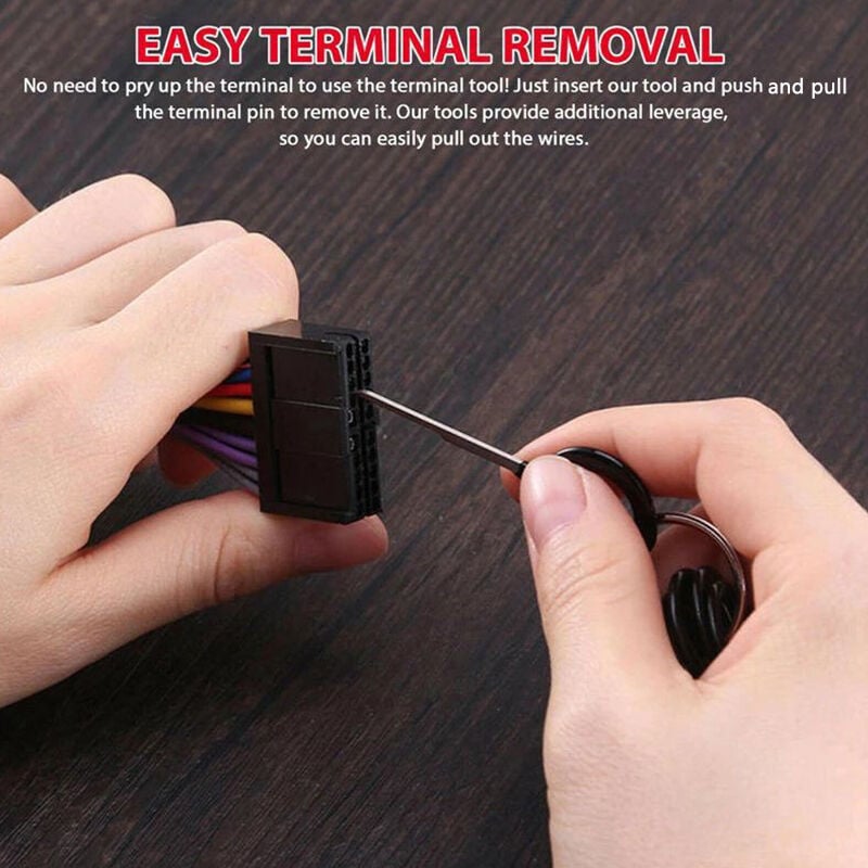 11/18PCS Automotive Stecker Terminal Entfernung Werkzeug Auto Elektrische Draht Crimp Stecker Pin Extractor Kit Schlüssel Pin,11PCS | 04537365537200 11/18PCS Automotive Stecker Terminal Entfernung Werkzeug Auto Elektrische Draht Crimp Stecker Pin Extractor Kit Schlüssel Pin,11PCS | 04537365537200