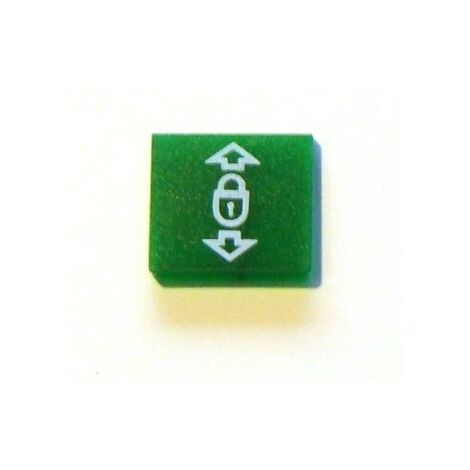 1134-2902-01 - Plaque verte avec symbole de régulateur de vitesse pour Tracteur Tondeuse STIGA