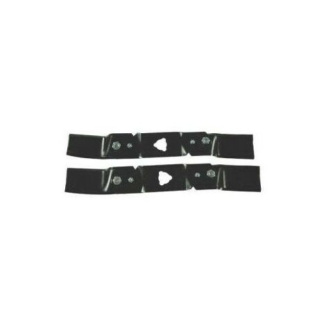 1134-9116-01 - Jeu de 2 lames pour tondeuse autoportée STIGA coupe 85 Combi