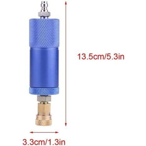 (11×3,5×3,5 cm) Separatore acqua/olio, filtro per compressore d'aria, regolatore di umidità ad alta pressione, separatore con filettature maschio e femmina - Compressore PCP, pistola ad aria compressa