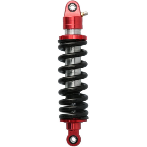 11.4in Amortisseur universel Suspension arrière Amortissement réglable pour moto ATV Go Karts Noir Rouge.