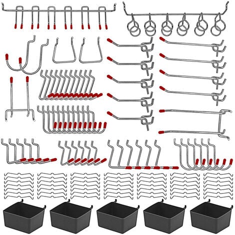 Gedotec Ganci a Parete in Acciaio Ganci da Muro Multiuso 35 x 82 mm Port