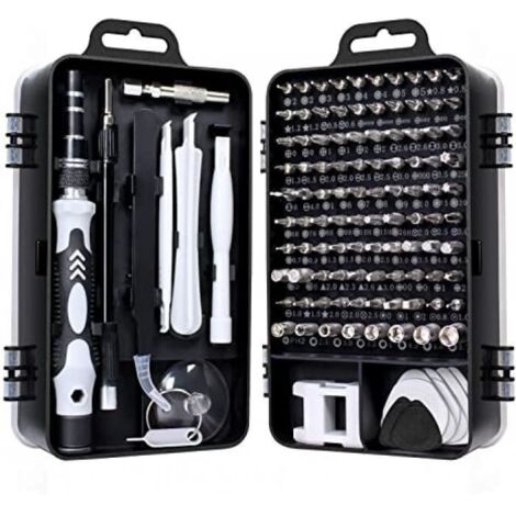 115 en 1 mini set tournevis precision kit tools petit boite tournevis torx informatique demontage pc portable pour