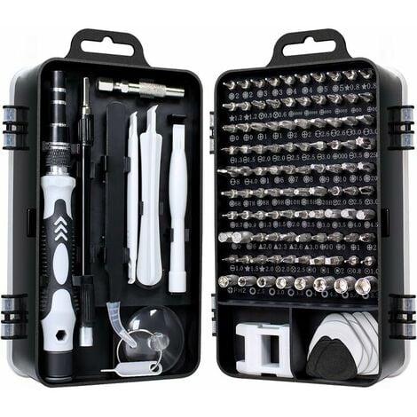 115 in 1 mini screwdriver set precision kit tools small box torx screwdriver computer disassembly laptop pc for macbook, iphone, repair, glasses, DIY, watch, smartphone