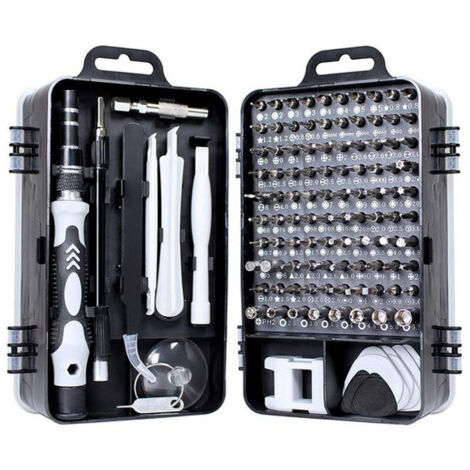 115-in-1 Präzisions-Schraubendreher-Set, DIY-Reparatur-Werkzeug-Set für iPhone, Laptop, PC, MacBook, Xbox, Brillen und andere Elektronik, Mini-Schraubendreher-Set mit Etui