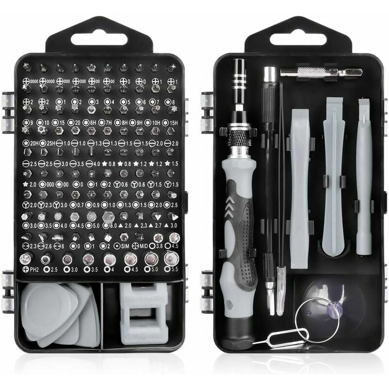 115 in 1 Precision Screwdriver Kit Tools, Portable Magnetic Precision Screwdriver Kit Screwdriver Repair Tools For Computer / Laptop / iPhone /