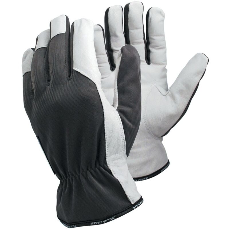 Ejendals 115 Tegera Palm-side Coated Grey/White Gloves - Size 8