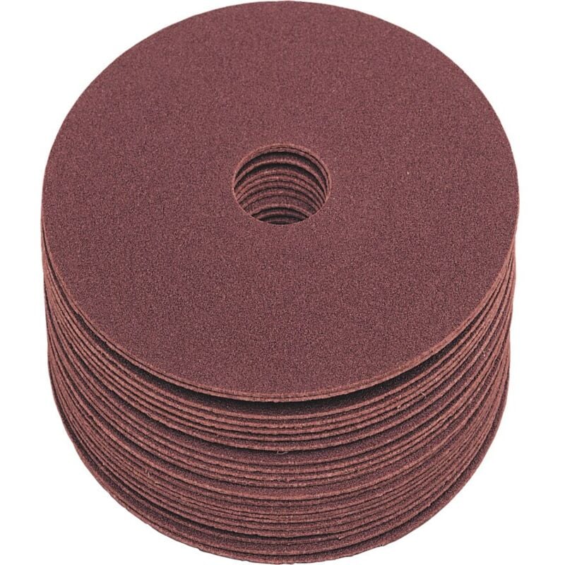 127 x 22MM Al/Ox Fibre Discs P80- you get 5 - Kennedy