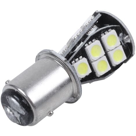 2 x Ampoules 13 LED SMD - BAY15D / P21/5W / 1157 / T25 - Blanc -  France-Xenon